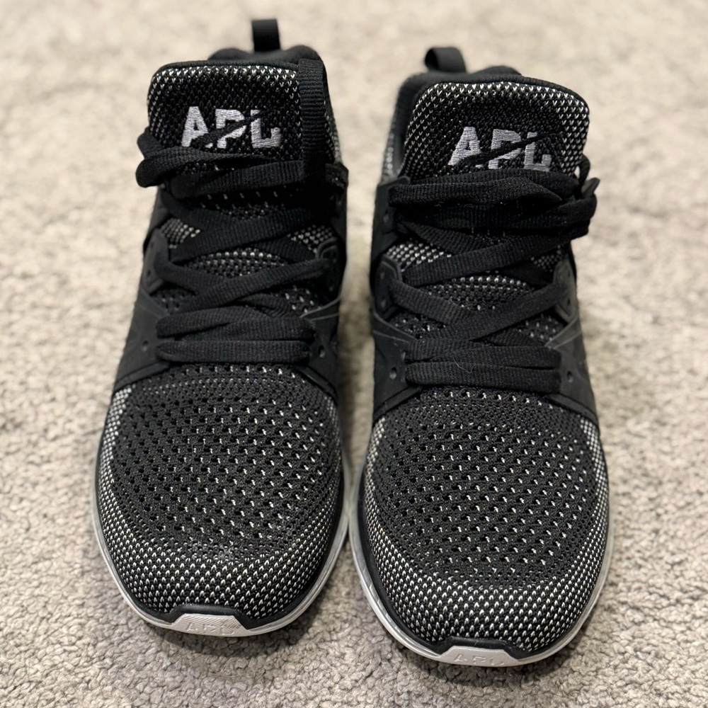 APL Black and White high top Athletic Sneakers